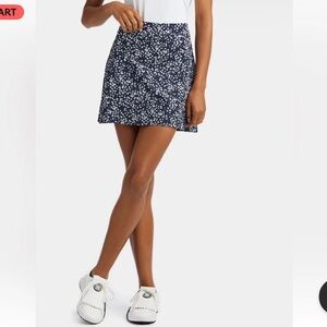 G/Fore Womens Cherry Blossom Silky Tech A-Line Golf Skort Twilight Size M